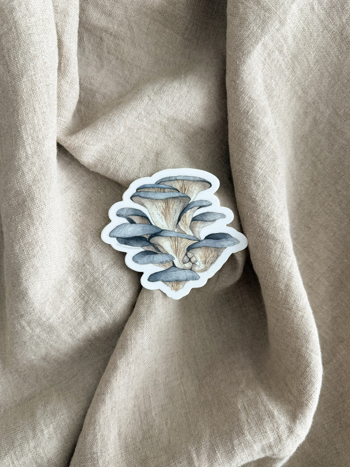 Blue Oyster Mushrooms Sticker