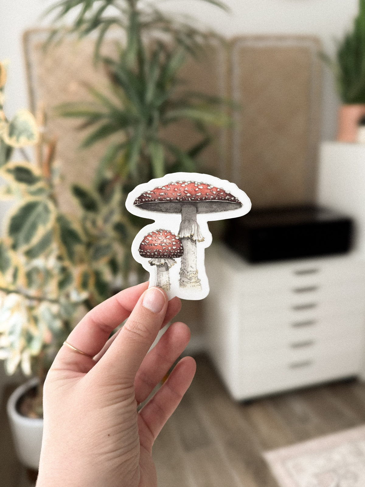 Fly Agaric Mushrooms Sticker