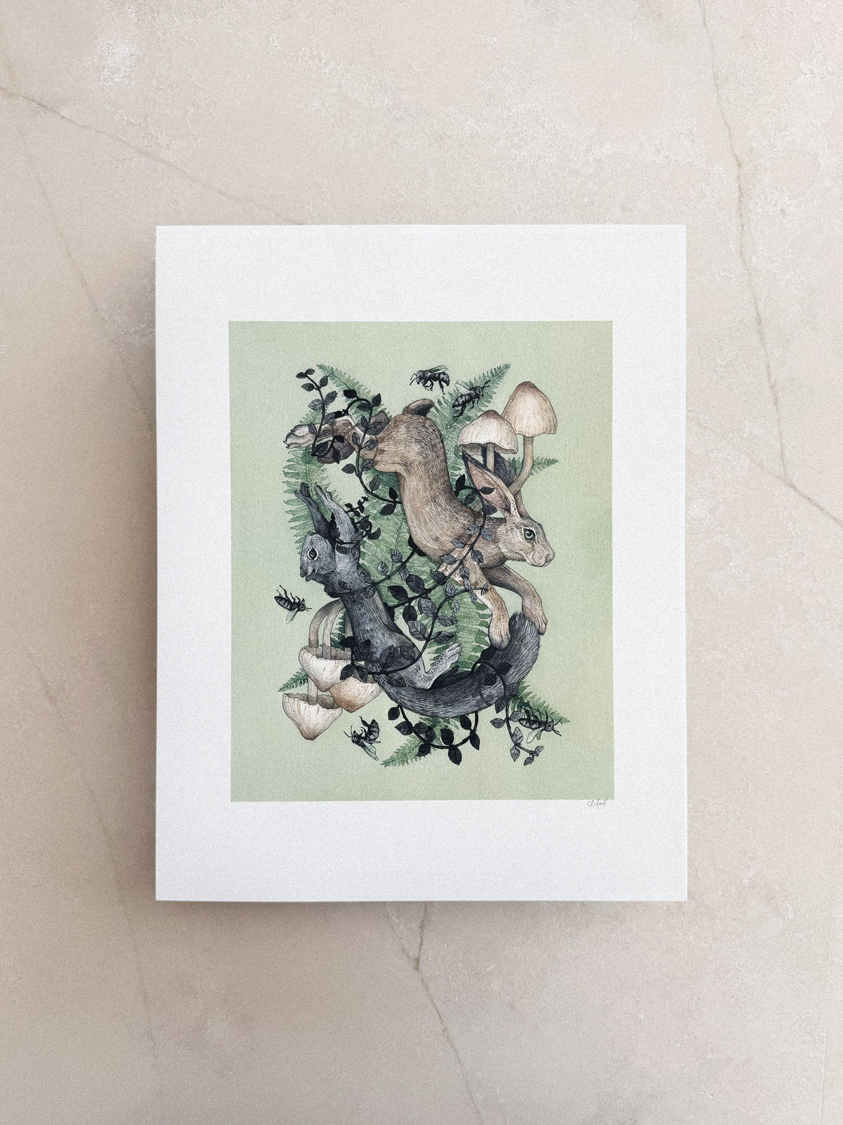 Forest Print 11x14