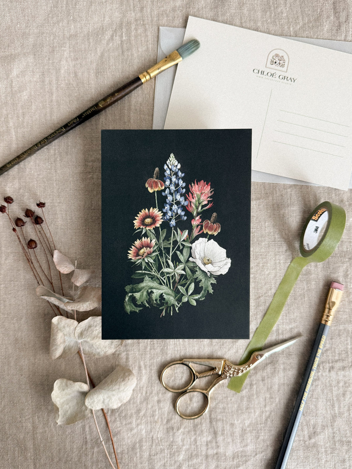 Where Flowers Bloom Postcard