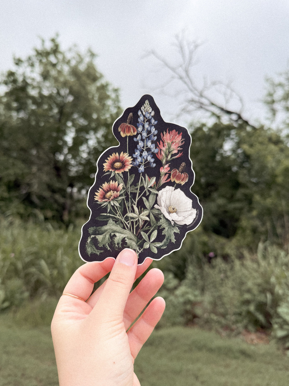 Where Flowers Bloom Sticker (Large)